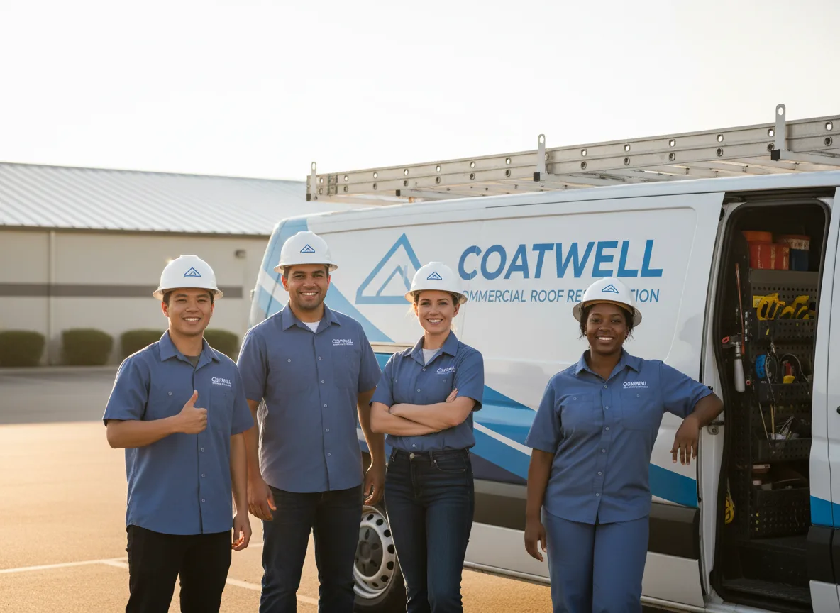 Commercial roof coating company in Colbert, WA
